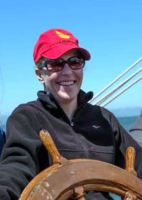 Alexis (Lexi) Ford at the helm of Yankee