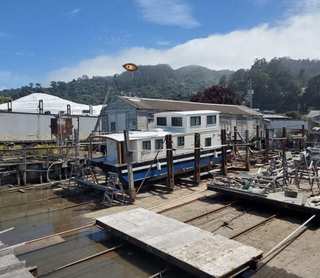 Richardson Bay Boatworks marine railway and ways, Sausalito